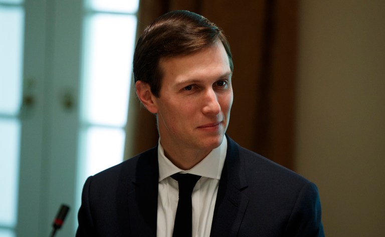 The event touted the family's celebrity, but did not make any direct mention of President Trump. (AP Photo/Evan Vucci)