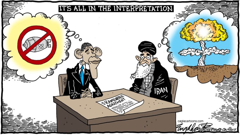 Editorial cartoon: All in the interpretation