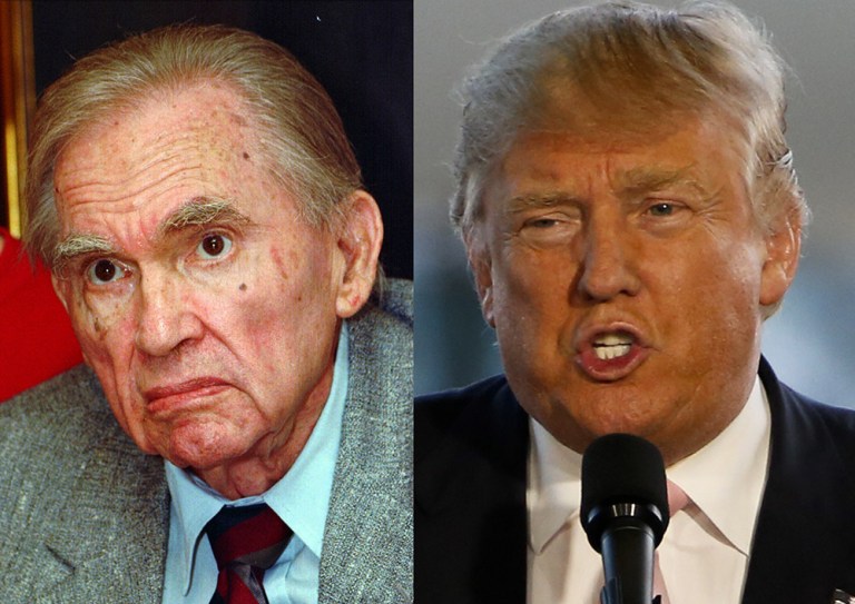 The parallel between Trump and Wallace is being drawn by both liberal and conservative journalists. (AP Photos)