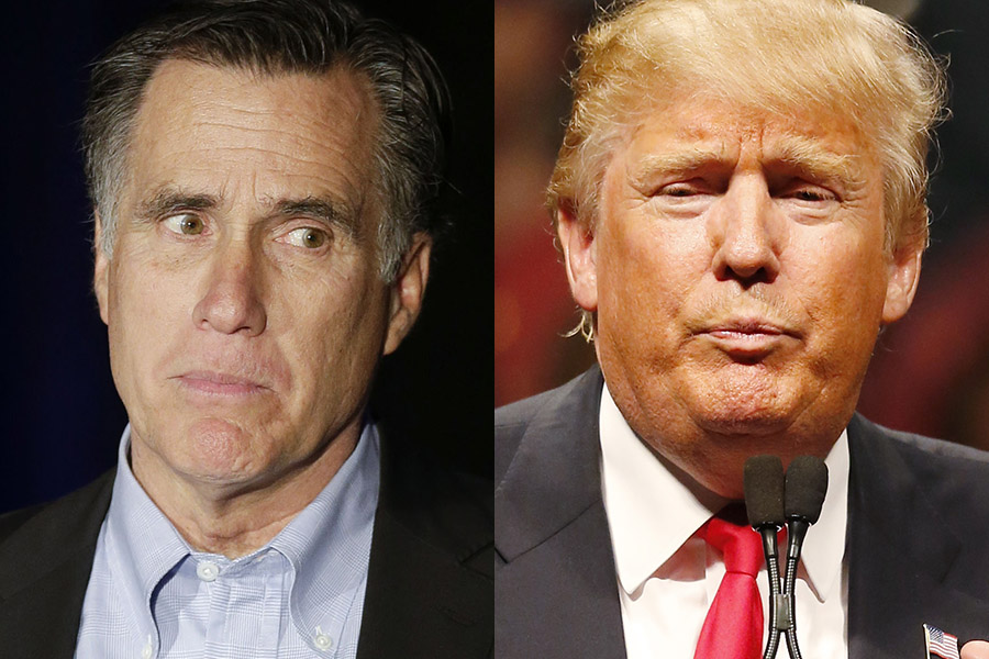 How many Romneys is one Trump worth?