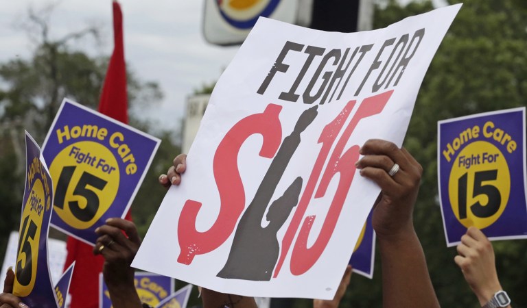 Since the start of 2016, 15 states have passed 27 laws pre-empting local labor standards, according a study released Monday by the liberal Economic Policy Institute. (AP Photo/M. Spencer Green, File)