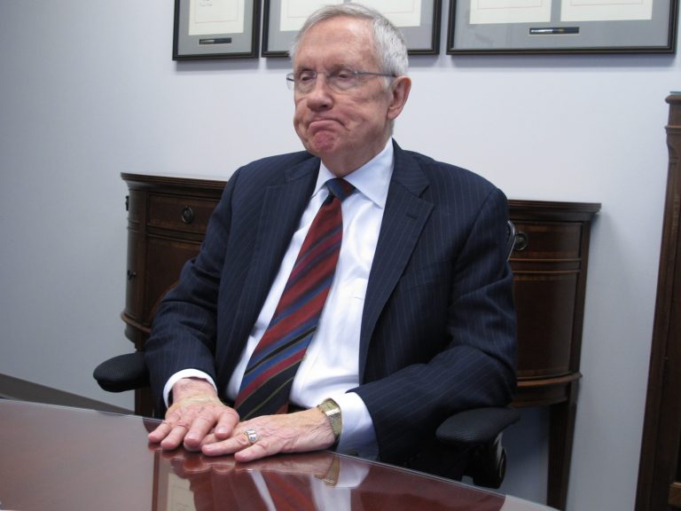 After all his complaints about Republican obstruction this year, Senate Majority Leader Harry Reid, D-Nev., expressed frustration last night after Republicans helped guarantee a floor vote on a measure he supports. (AP Photo)