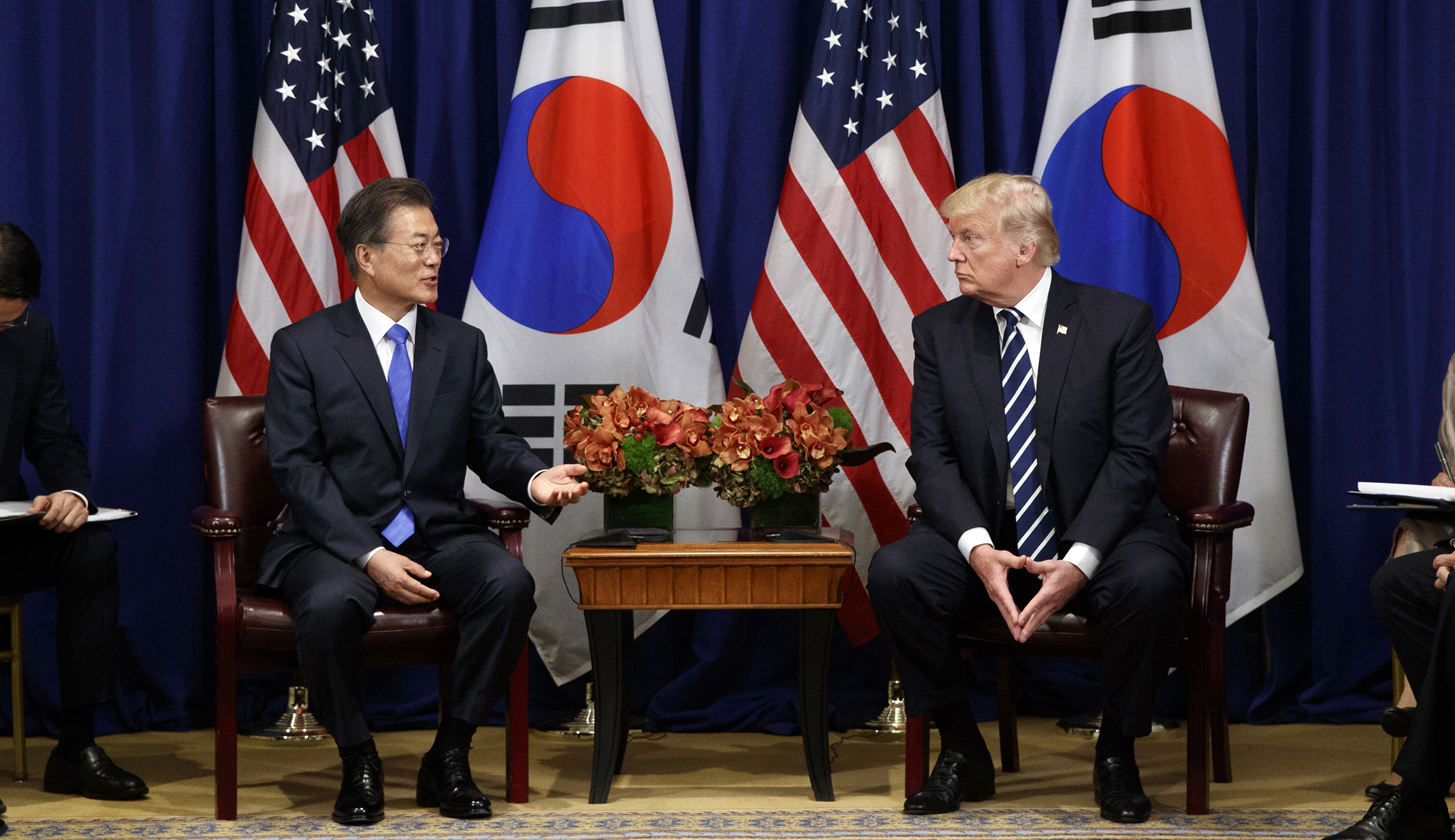 When it comes to North Korea, Moon and Trump are on very different pages