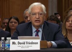 Corker Says Trump’s Israel Envoy ‘Will Receive Bipartisan Support’