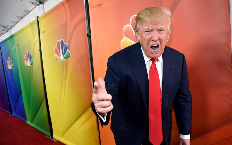 Hillary Clinton on Thursday questioned Donald Trump's ability to distinguish reality television from real life. (Photo by Chris Pizzello/Invision/AP, File)