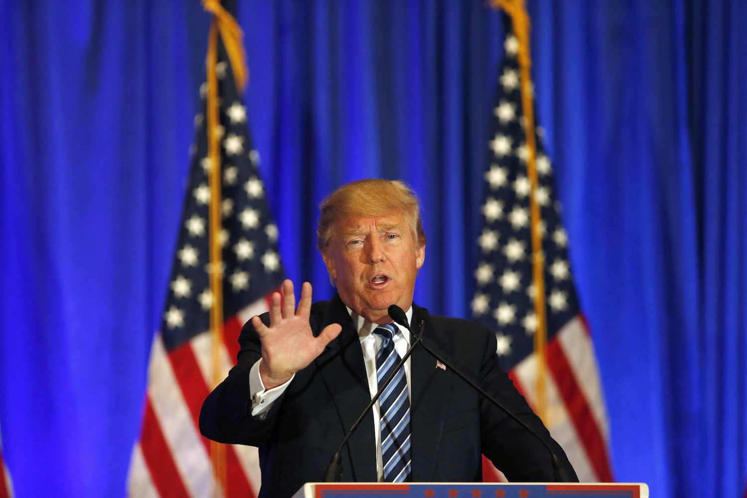 Trump pins French terror attack on Obama, Clinton