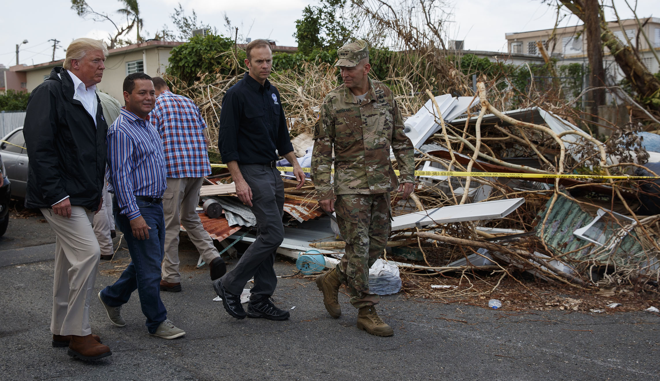 Trump says he only heard ‘thank yous’ during Puerto Rico trip