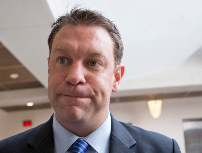 Rep. Trey Radel, R-Fla., who has since resigned, is pictured on Sept. 3 on Capitol Hill in Washington. (AP Photo/J. Scott Applewhite, File)