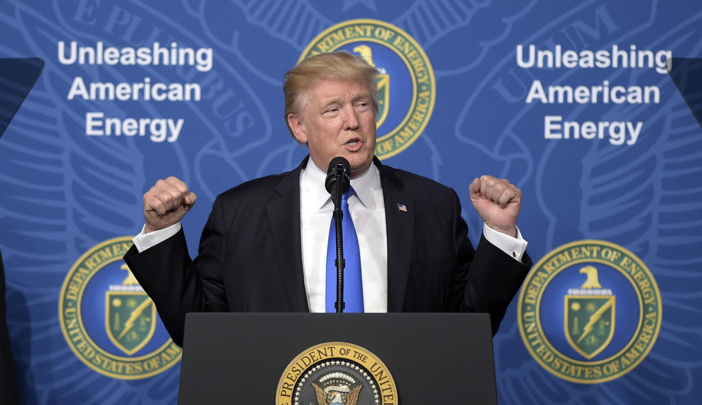 Why is Trump holding a tax speech at a North Dakota refinery?