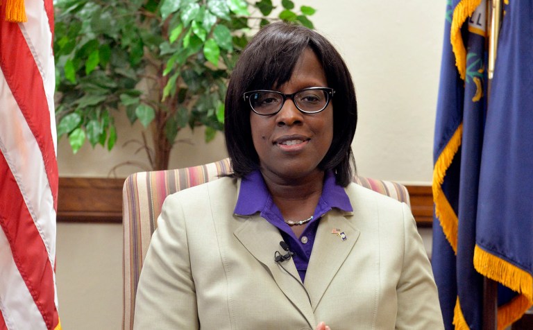 Kentucky Lieutenant Gov. Jenean Hampton will meet with President-elect Trump on Friday, following his highly anticipated intelligence briefing on Russia's election-related cyberactivity. (AP Photo/Timothy D. Easley)