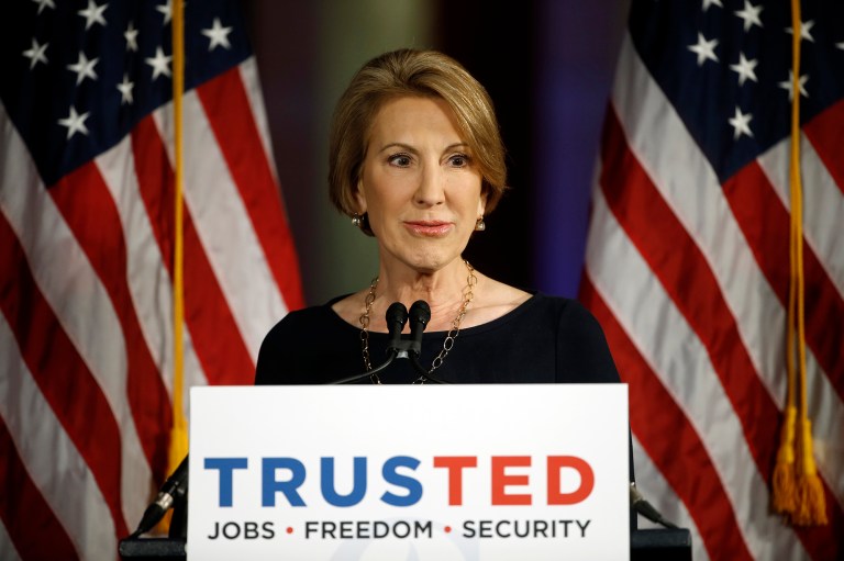 Donald Trump quoted Carly Fiorina's characterization of Ted Cruz as 