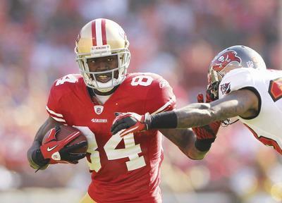 Ezra Shaw/Getty ImagesH.D. Woodson graduate Josh Morgan missed 11 games last season after breaking his leg but has started 32 games in four seasons and averaged 13.5 yards per catch.