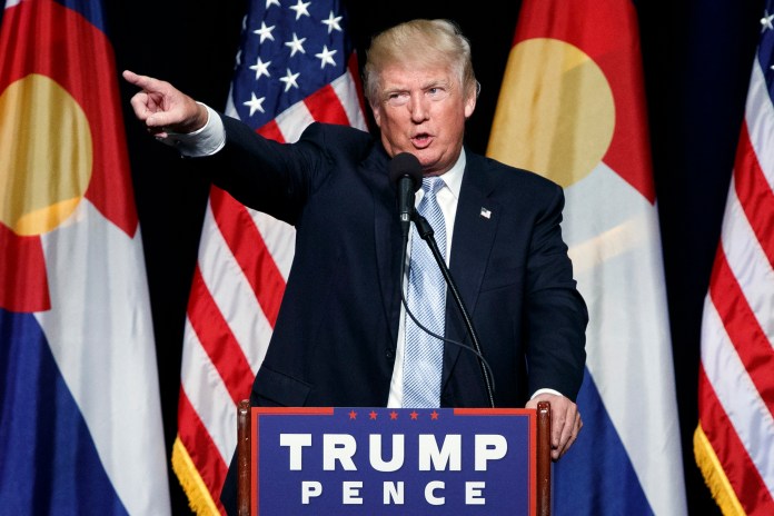 Her speech, he claimed, demonstrated that Democrats are living in a "fantasy world." (AP Photo/Evan Vucci)