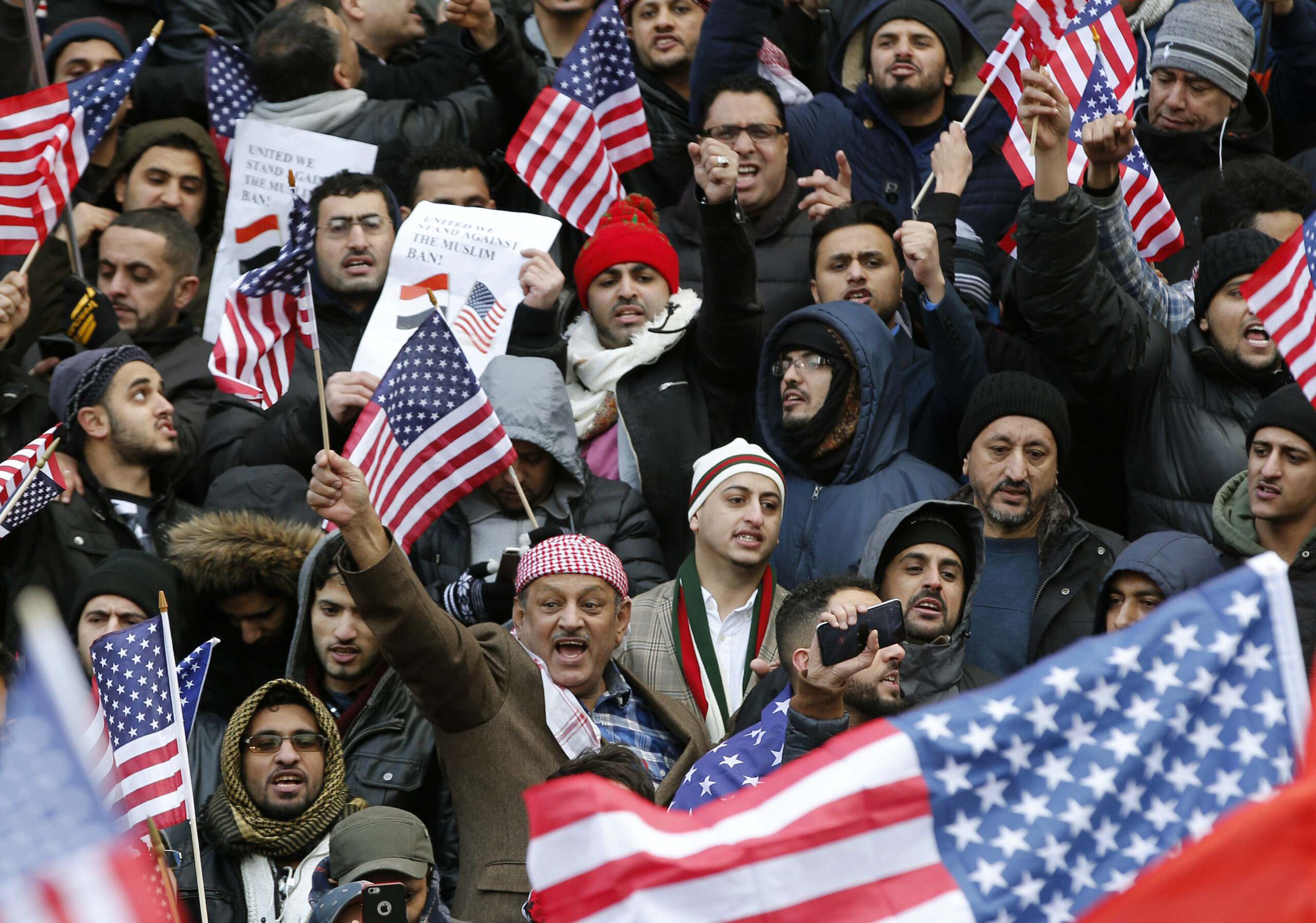Democrats escalate pressure against Trump’s ‘Muslim ban’