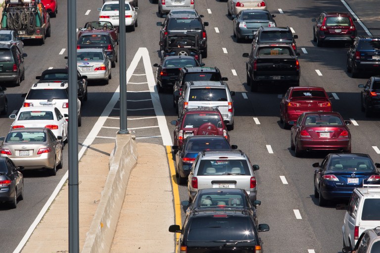 Traffic congestion on Interstate 395 (Graeme Jennings/Examiner)