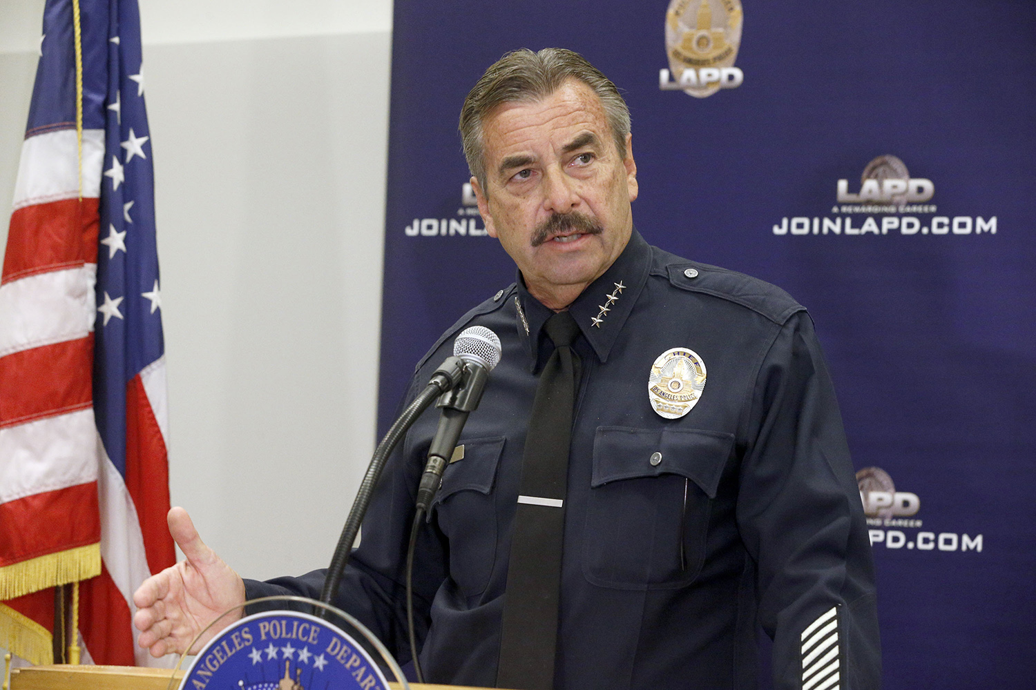 LAPD chief: Department won’t enforce Trump immigration policies