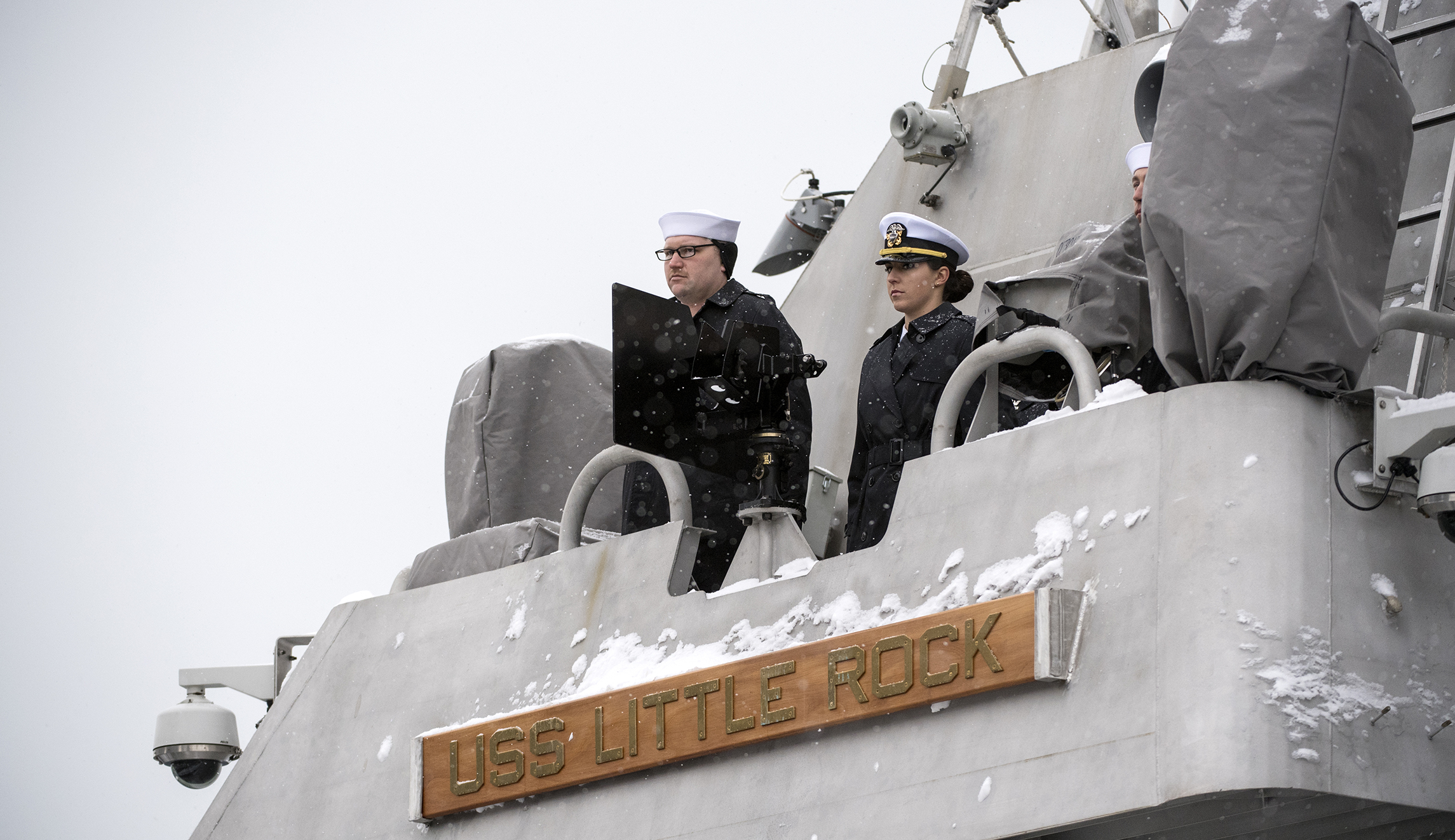 Navy ship trapped in frozen north, putting Florida cruise on ice