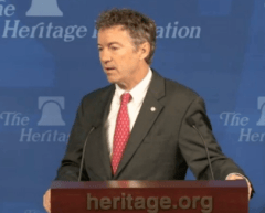 In Heritage speech, Sen. Rand Paul criticizes neo-conservative approach to foreign policy
