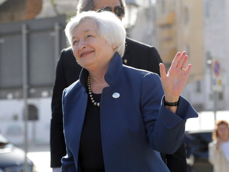 During a press conference at Fed headquarters last month, Yellen declined to speculate about her future. (AP Photo/Andrew Medichini)