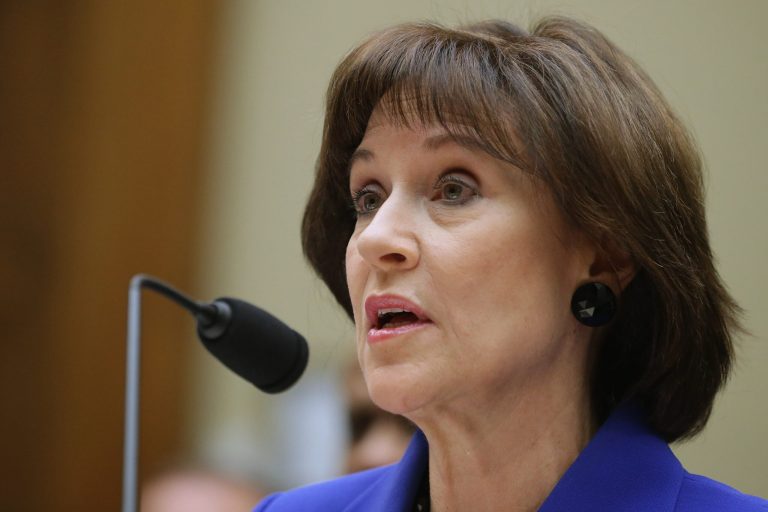 Former Internal Revenue Service official Lois Lerner, who conservatives contend orchestrated the IRS' extra scrutiny of Tea Party-aligned organizations, broke a year and a half of media silence to defend her reputation. (Photo by Chip Somodevilla/Getty images)