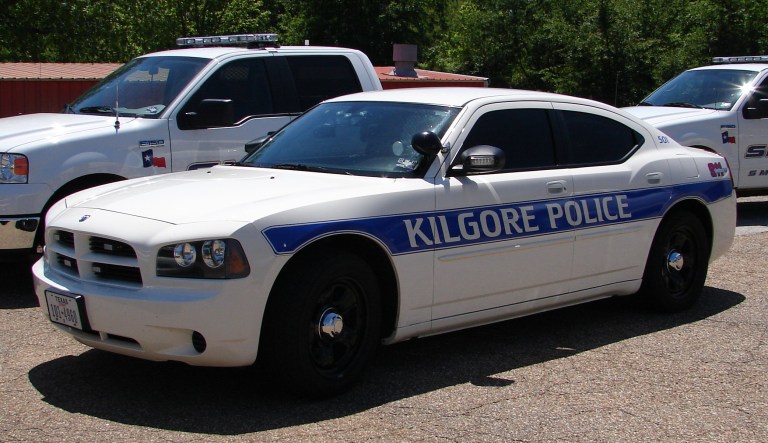 Kilgore Police vehicle, May 4, 2007, in Kilgore, Texas.