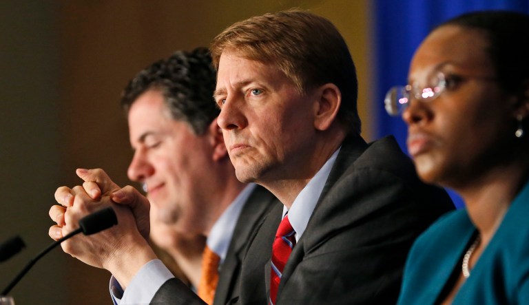 Many have sought the ouster of the bureau's director, Richard Cordray, who was appointed by former President Barack Obama. (AP Photo/Steve Helber)