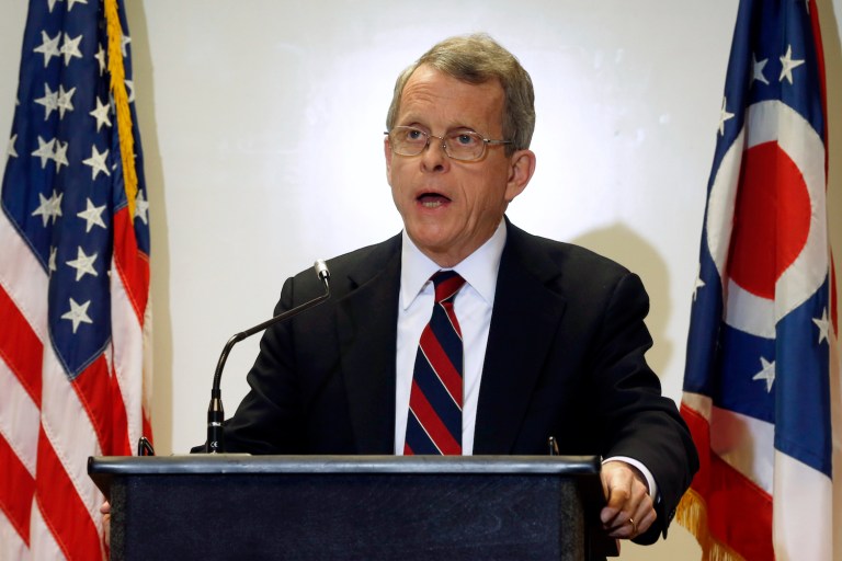 In a four-way race, DeWine has 47 percent support among GOP voters in Ohio. (AP Photo/Keith Srakocic, File)