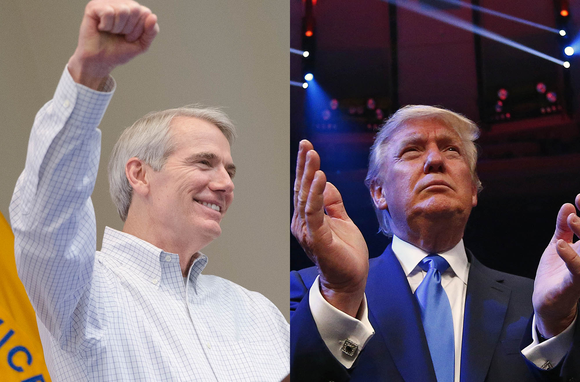 In the shadow of Trump, Portman does his own thing