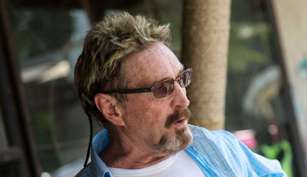 John McAfee’s ‘in exile’ 2020 campaign to include ‘road warriors’ wearing masks with his face