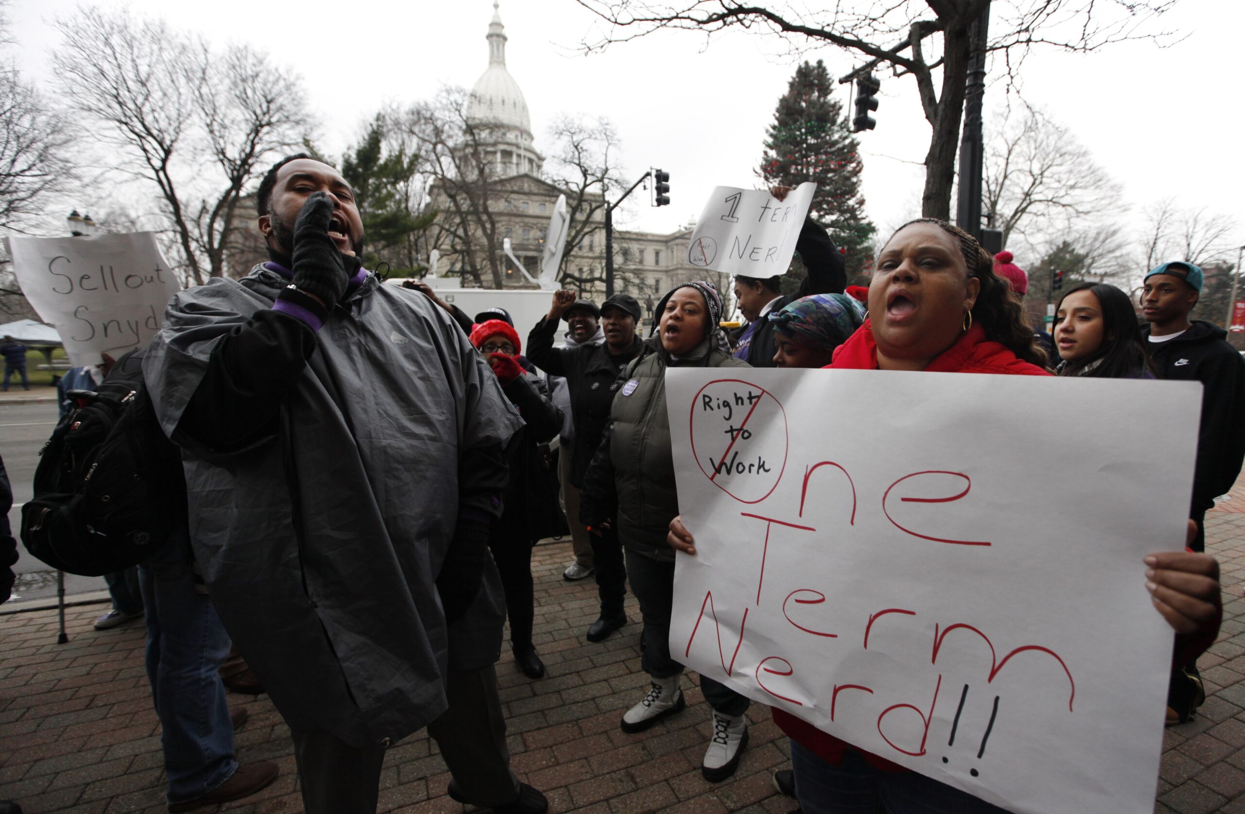 Michigan Republicans end part of union tradition