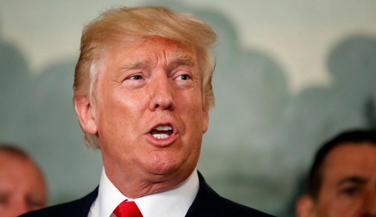 While matters of political import seem to be cropping up everywhere in the early half of the week, President Trump been tweeting. (AP Photo/Alex Brandon)