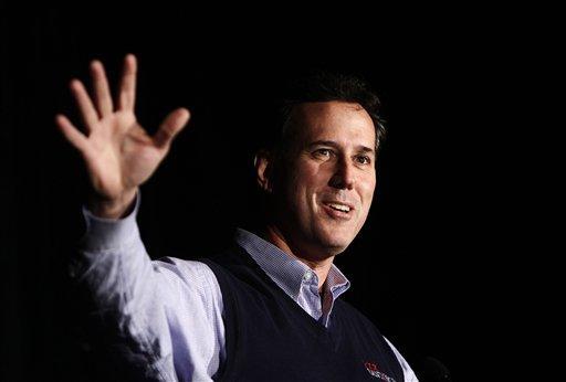 Santorum clinches third