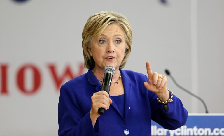 Democratic presidential candidate Hillary Rodham Clinton responded to Jeb Bush's 