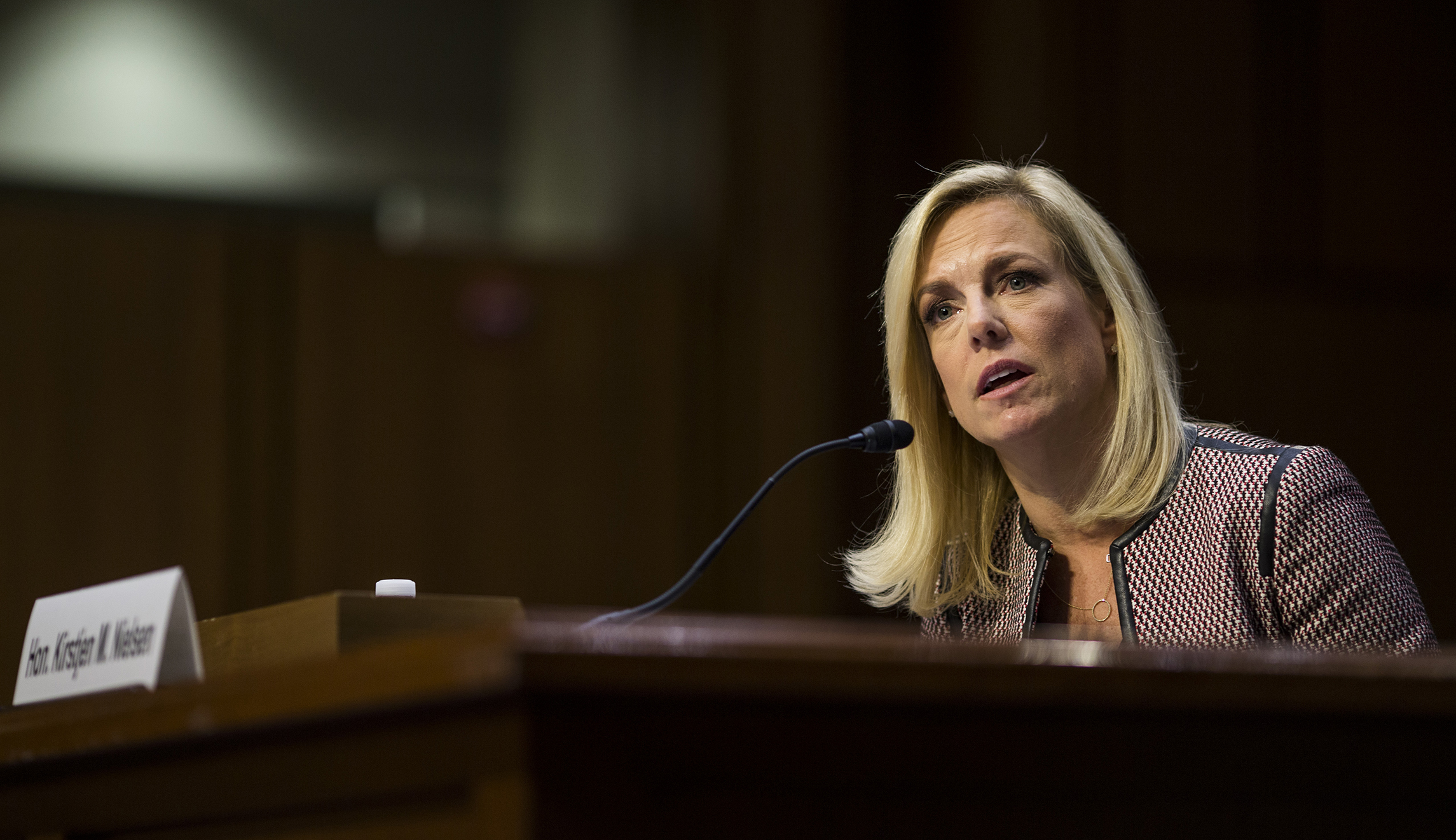 Kirstjen Nielsen meets with more than 100 lawmakers in push for immigration deal