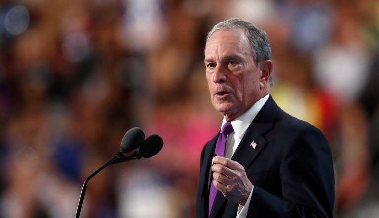 Political and media pundits speculated former New York Mayor Michael Bloomberg might make a run for president in 2016, due to the unpopularity of both the Republican and Democratic candidates. Bloomberg said there's a good reason why he did not. (AP Photo/Paul Sancya)