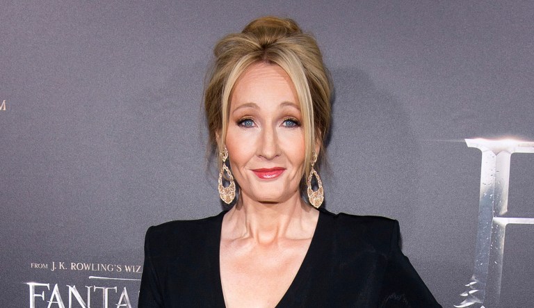 After President Trump said he would not visit the United Kingdom due to the possibility of a poor reception, author J.K. Rowling tweeted a chicken emoji in response, implying he was scared. (Photo by Charles Sykes/Invision/AP, File)