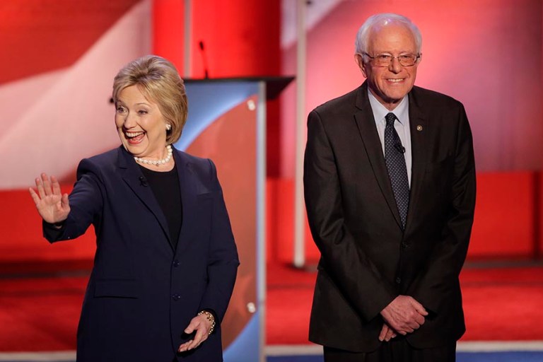 The debatte will come two days before the Michigan and Mississippi primaries. (AP Photo/David Goldman)