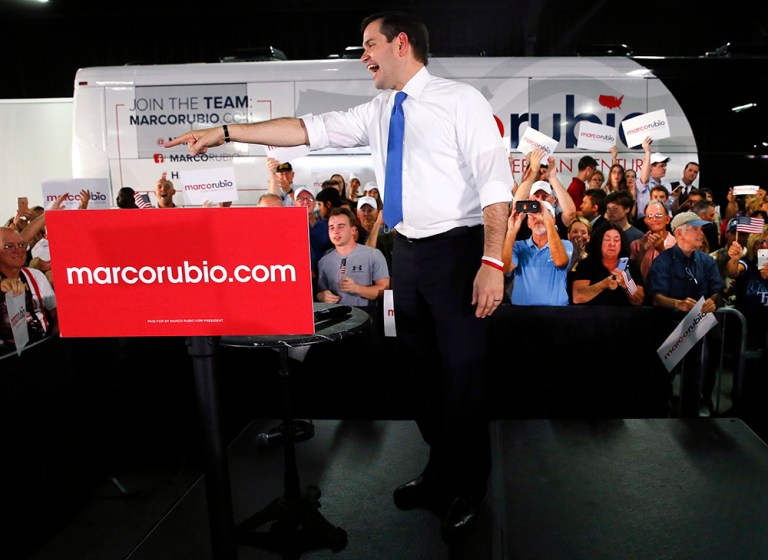 Two Florida newspapers, the Miami Herald and the Orlando Sentinel, have endorsed Rubio. (AP Photo/Paul Sancya)