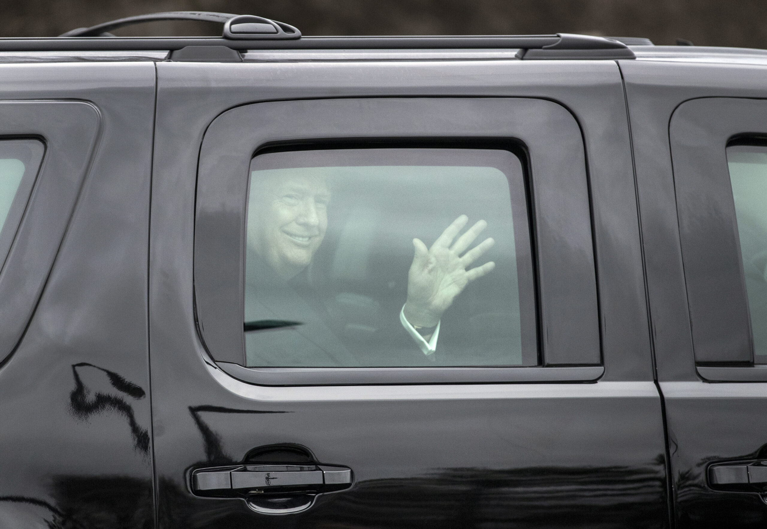 Protesters target Trump State of the Union motorcade, bull’s eye on his seat
