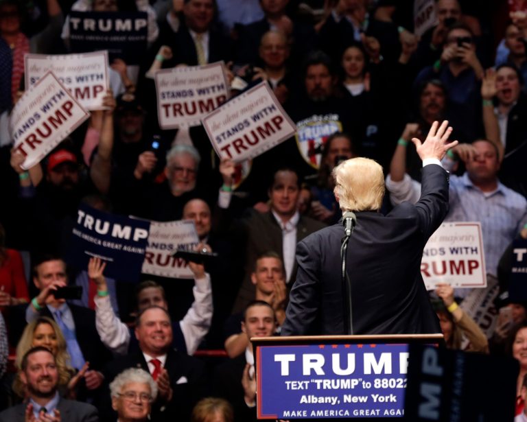 In several interviews, even RNC members said over and over that Trump won't be treated as the presumptive nominee if he can't reach the 1,237 delegate threshold. (AP Photo/Mike Groll)
