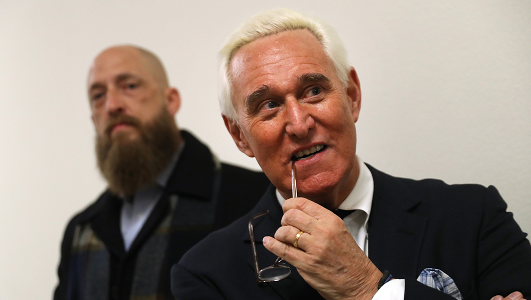 Roger Stone says 'perhaps Rick Gates, perhaps Steve Bannon' is lying to Mueller