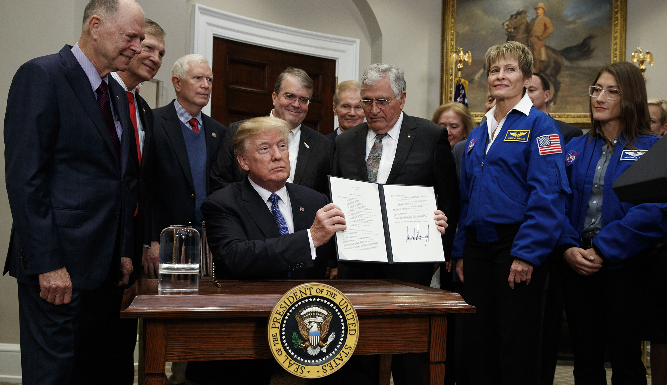Trump calls moon directive a ‘giant step’ for US