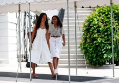 First daughters will be bridesmaids for former White House staffers