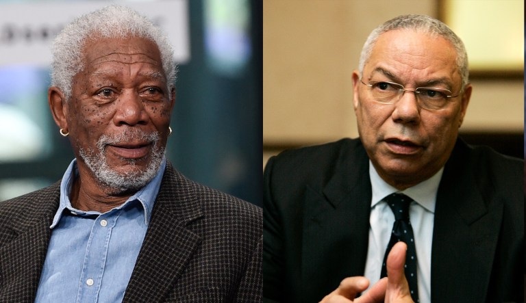 Morgan Freeman is set to play former Secretary of State Colin Powell. (AP images)