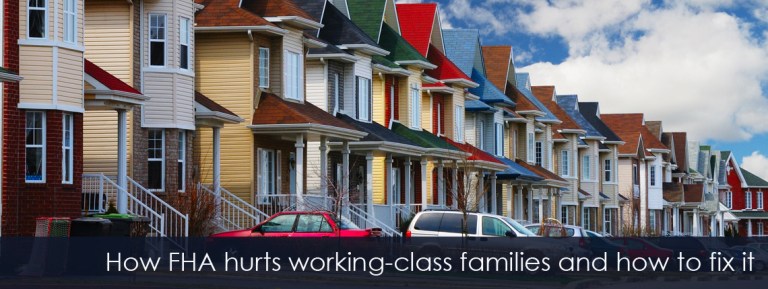 More than 330,000 mortgages bought with low down payments by purchasers with low credit scores and high debt levels will end up in foreclosure, according to a new study. (Photo courtesy of the American Enterprise Institute)