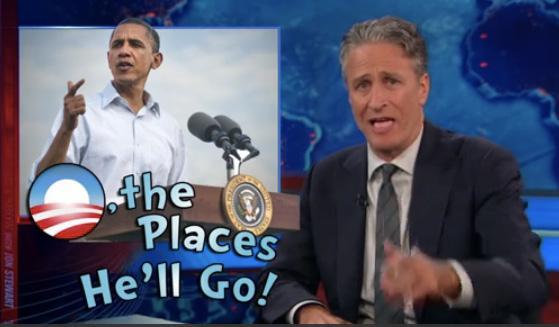 Stewart – Obama’s new slogan: ‘I thought we could’