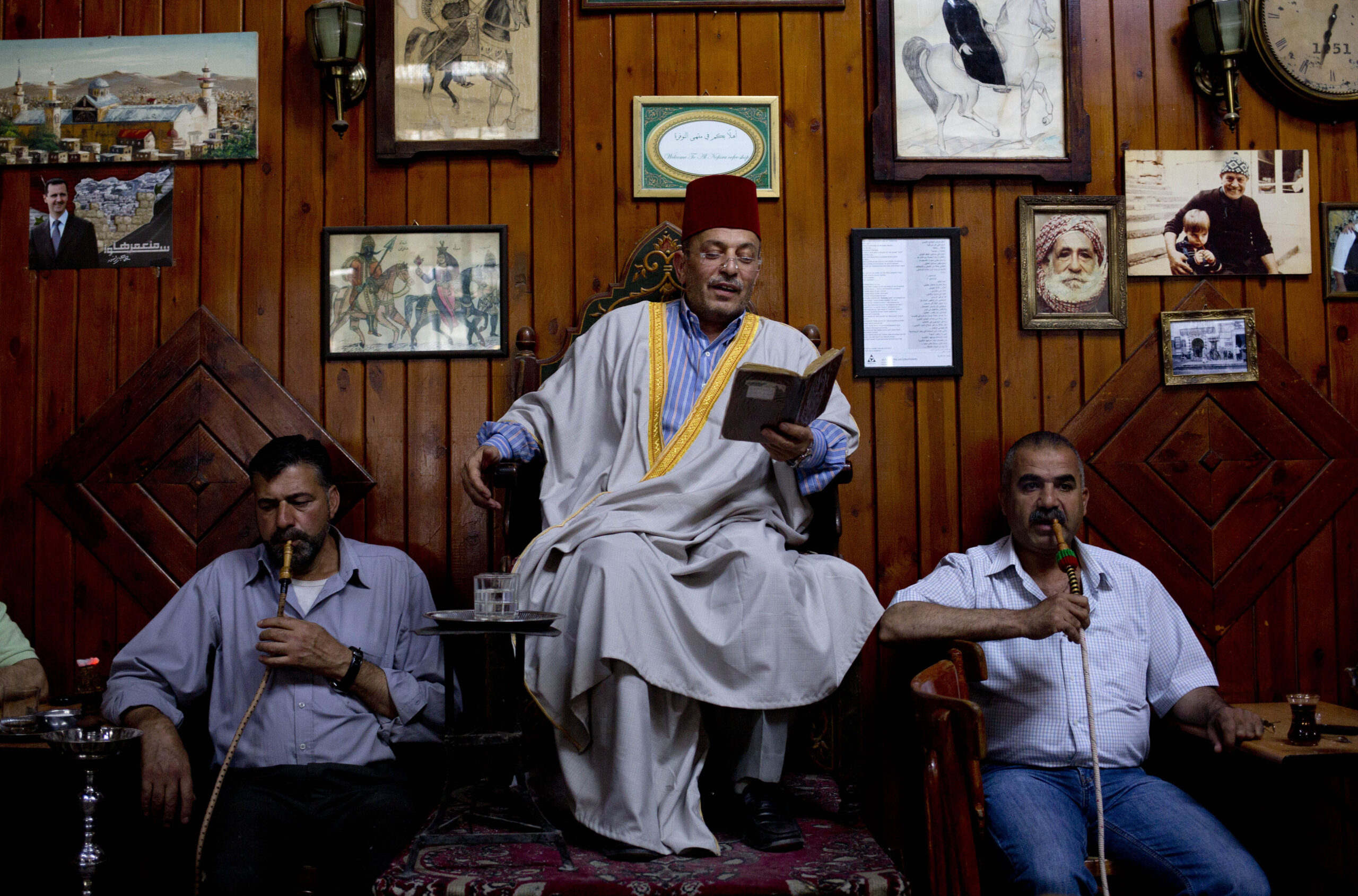 Famed Syrian storyteller’s life upended by war