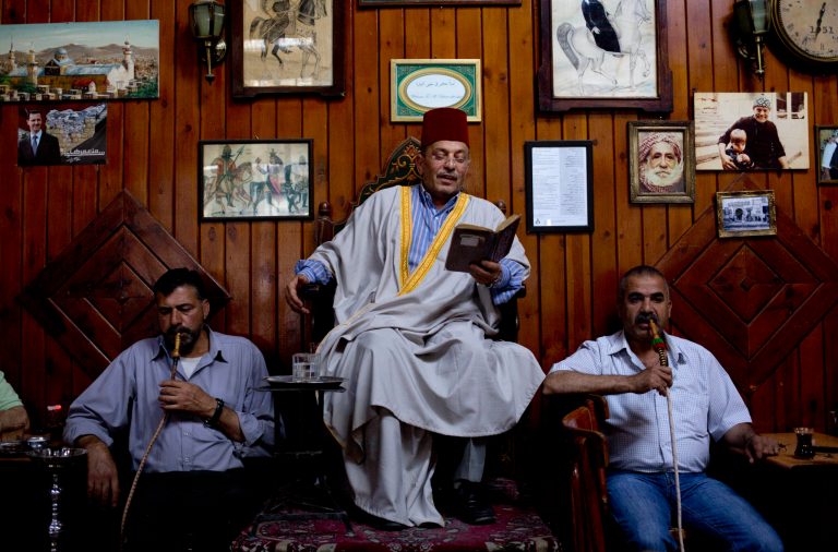 Famed Syrian storyteller’s life upended by war