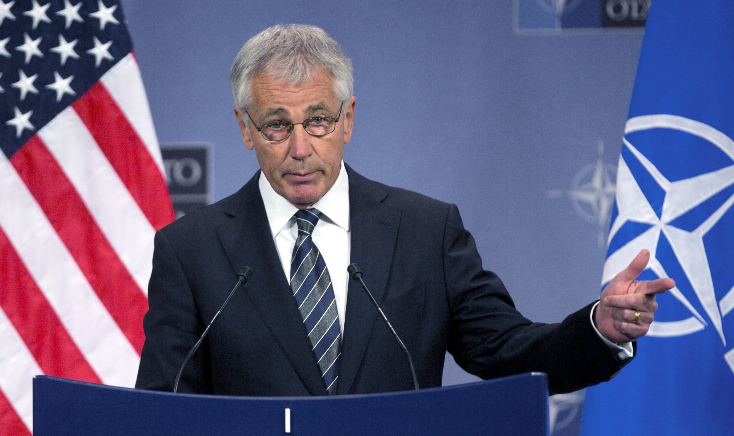 Chuck Hagel blasts states on same-sex benefits policy