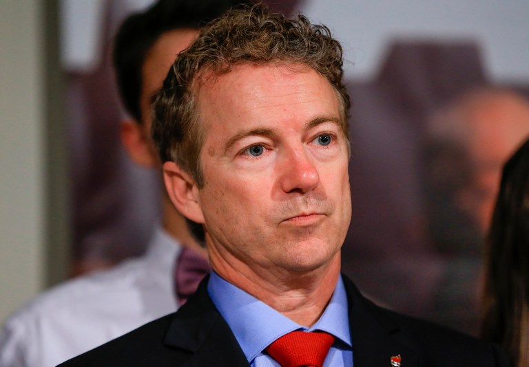 Sen. Rand Paul on Monday called on Hillary Clinton to apologize for promising to put coal miners out of work. (AP Photo/Nati Harnik)